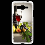 Coque Samsung Grand Prime 4G Vin rouge et fruits