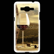 Coque Samsung Grand Prime 4G Verre de vin rouge et vignes