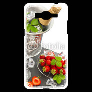 Coque Samsung Grand Prime 4G Champagne et fraises