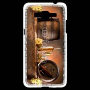 Coque Samsung Grand Prime 4G Vin blanc et tonneaux