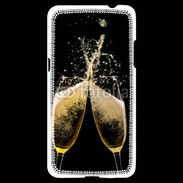 Coque Samsung Grand Prime 4G Coupes de champagne sur fond noir