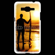 Coque Samsung Grand Prime 4G Surfer couché de soleil