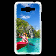 Coque Samsung Grand Prime 4G Kayak dans un lagon