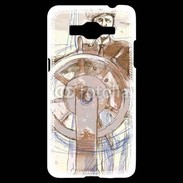 Coque Samsung Grand Prime 4G Illustration d'un capitaine de bateau