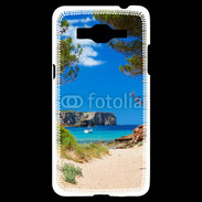Coque Samsung Grand Prime 4G Vue de la mer bleue 10