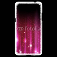 Coque Samsung Grand Prime 4G Rideau rose à strass