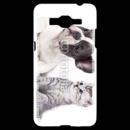 Coque Samsung Grand Prime 4G Duo chien et chat
