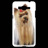 Coque Samsung Grand Prime 4G Yorkie de face
