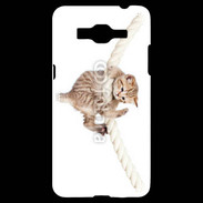 Coque Samsung Grand Prime 4G Chaton sur une corde