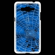 Coque Samsung Grand Prime 4G Toile d'araignée bleue