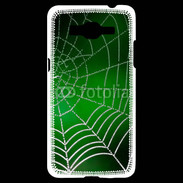Coque Samsung Grand Prime 4G Toile d'araignée verte