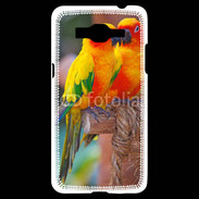 Coque Samsung Grand Prime 4G Couple d'oiseaux colorés