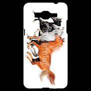 Coque Samsung Grand Prime 4G Trio de chevaux