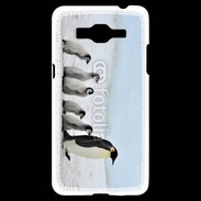 Coque Samsung Grand Prime 4G Famille de Pingouin Empereur