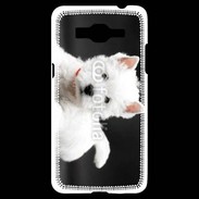 Coque Samsung Grand Prime 4G Chiot blanc 5