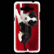 Coque Samsung Grand Prime 4G Chiot noir et blanc 5