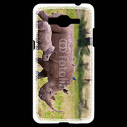 Coque Samsung Grand Prime 4G Rhinocéros et son petit