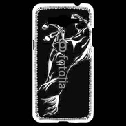 Coque Samsung Grand Prime 4G Illustration cheval noir