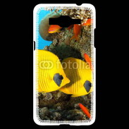 Coque Samsung Grand Prime 4G Poissons exotiques jaune 5