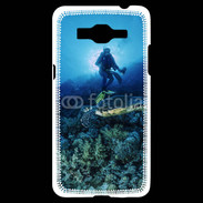 Coque Samsung Grand Prime 4G Tortue et plongeur