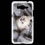 Coque Samsung Grand Prime 4G Chaton aux yeux bleus 10