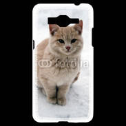 Coque Samsung Grand Prime 4G Chat dans la neige