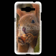Coque Samsung Grand Prime 4G Portrait d'un écureuil avec une noisette
