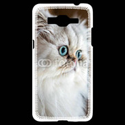 Coque Samsung Grand Prime 4G Magnifique chat persan aux yeux bleus