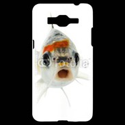 Coque Samsung Grand Prime 4G Poisson Silver Koi de face