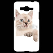 Coque Samsung Grand Prime 4G Petit chaton en portrait