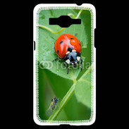 Coque Samsung Grand Prime 4G Coccinelle sur une feuille