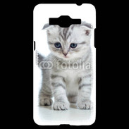 Coque Samsung Grand Prime 4G Chaton gris en balade