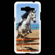 Coque Samsung Grand Prime 4G Saut d'obstacle à cheval 100