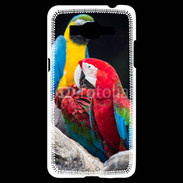 Coque Samsung Grand Prime 4G Macaw vert et rouge 76