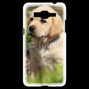 Coque Samsung Grand Prime 4G Portrait de chiot Labrador 800