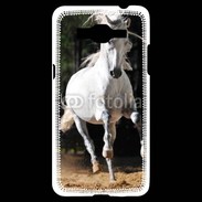 Coque Samsung Grand Prime 4G Cheval blanc 110