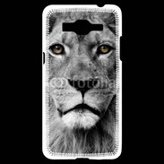 Coque Samsung Grand Prime 4G Lion les yeux dans les yeux