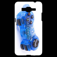 Coque Samsung Grand Prime 4G Manette de jeux bleue