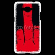 Coque Samsung Grand Prime 4G Red hand show fuck