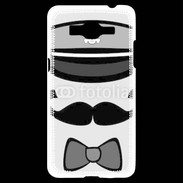 Coque Samsung Grand Prime 4G Moustache et casquette tête de mort
