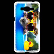 Coque Samsung Grand Prime 4G Chien à la piscine 5