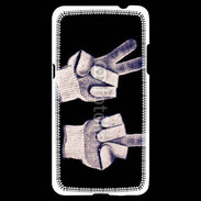 Coque Samsung Grand Prime 4G double fuck gants