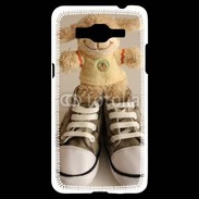 Coque Samsung Grand Prime 4G peluche et converses