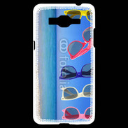 Coque Samsung Grand Prime 4G Lunettes sur la plage