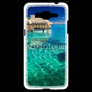 Coque Samsung Grand Prime 4G Bungalow sur l'eau des tropiques