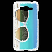 Coque Samsung Grand Prime 4G Lunette de soleil sur la plage