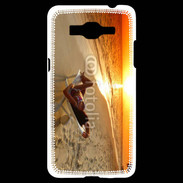 Coque Samsung Grand Prime 4G Couché de soleil agréable sur la plage