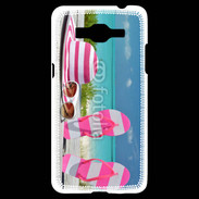 Coque Samsung Grand Prime 4G La vie en rose à la plage
