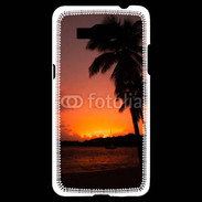 Coque Samsung Grand Prime 4G Cocotier au soleil couchant