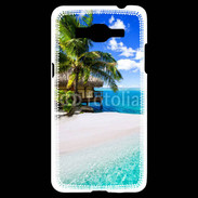 Coque Samsung Grand Prime 4G Petite île tropicale sur l'océan indien